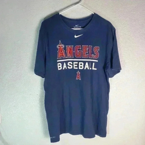 Nike Dri-Fit Nike Tee MLB Angels T Shirt sz XL - Picture 1 of 6